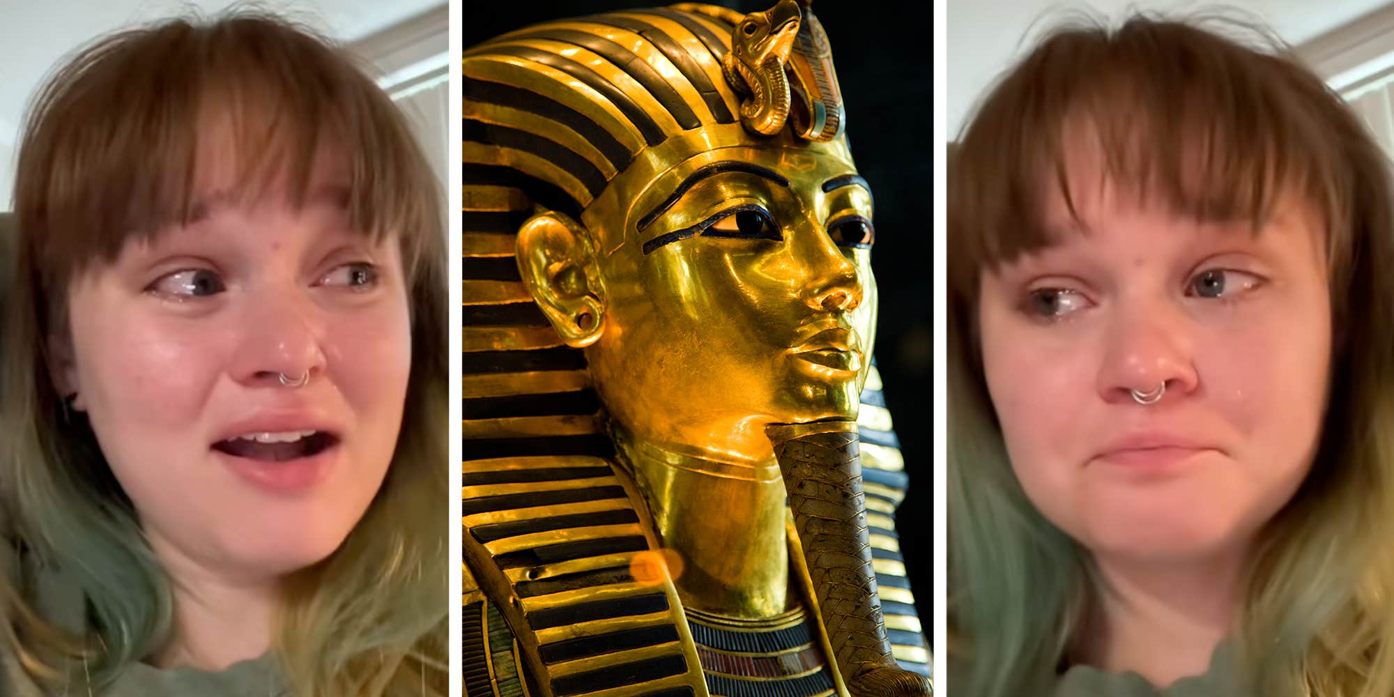 "I know he's been dead for thousands of years": TikToker cries over viral leaked images of King Tut's tomb
