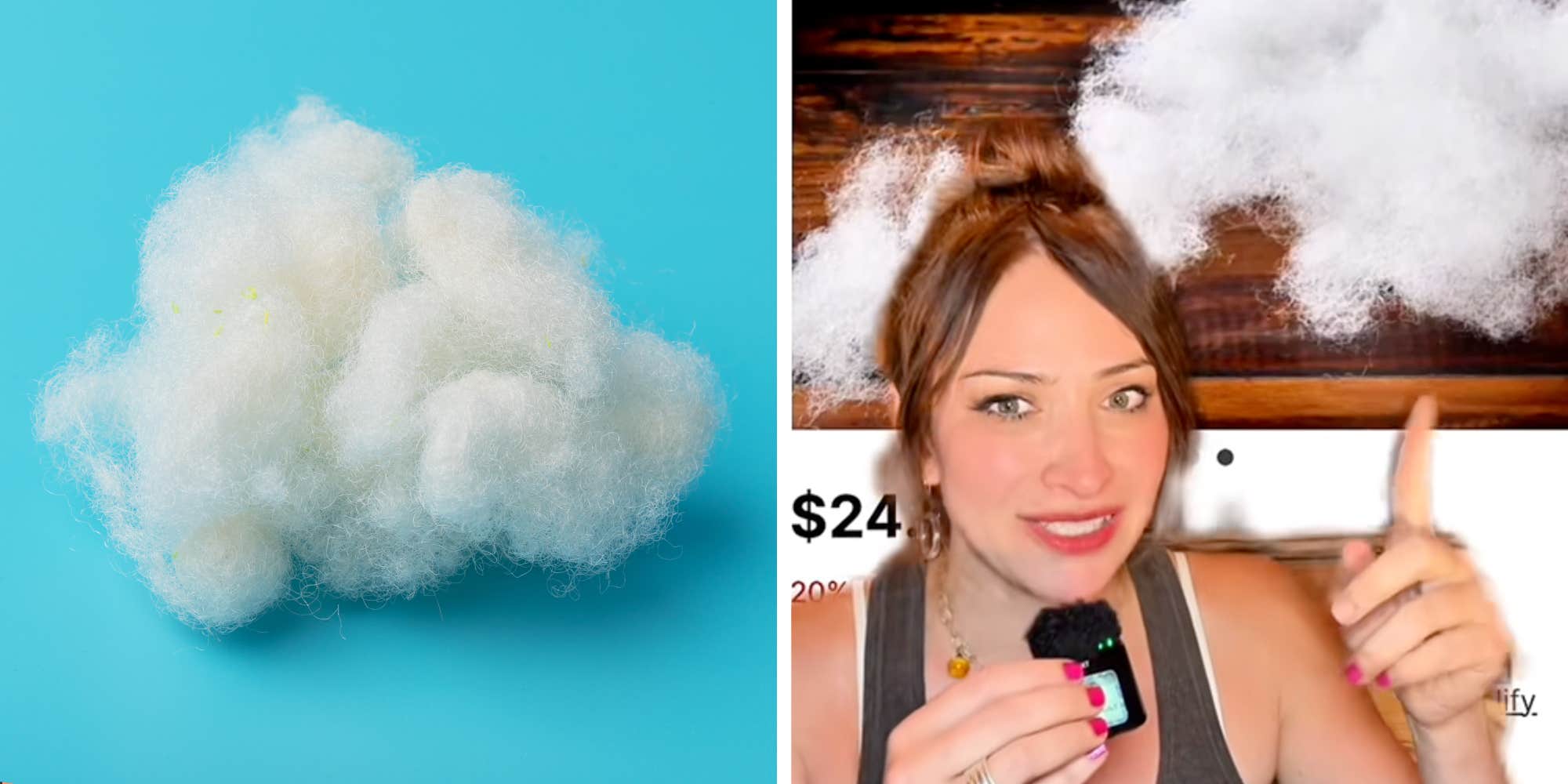 "I no longer can keep up with everything that’s toxic": Anti-plastic TikToker explains what’s so nasty about the polyester fiber fill inside pillows and stuffed animals