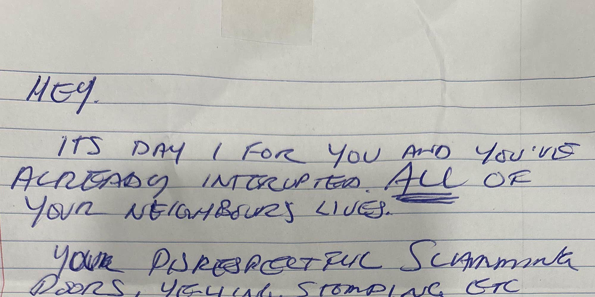 "Install a Ring cam ASAP": New renters stunned by threatening letter taped to their door hours after moving in