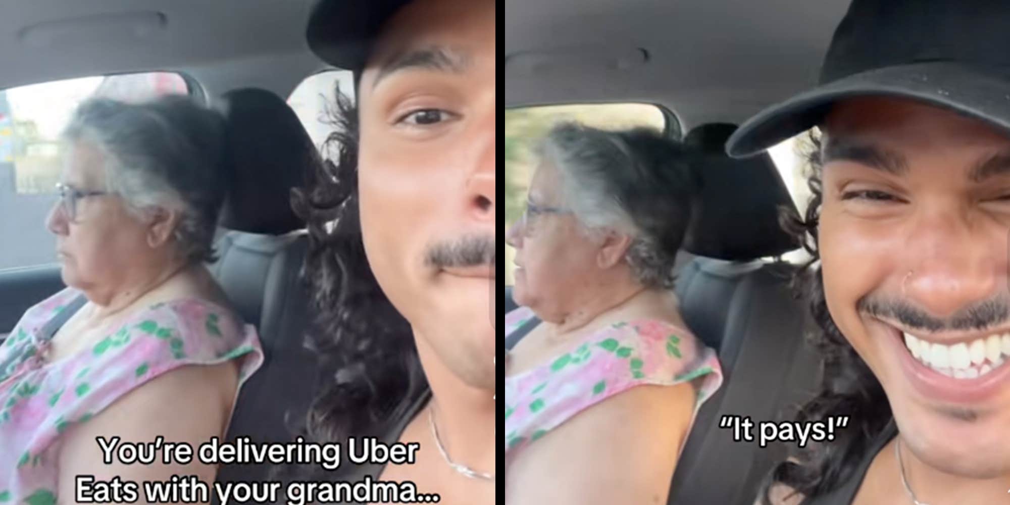 "It pays!": Actor Tomás Matos shares that they're delivering food with their grandma now