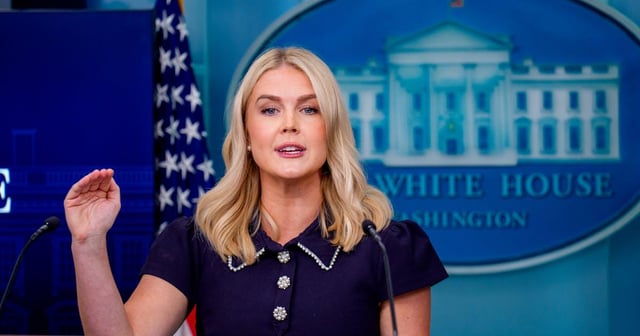 Karoline Leavitt Lashes Out at a Reporter for Asking About Putin