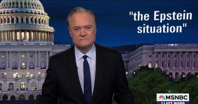 Lawrence: As long as Trump is alive he should face questions about Epstein and Ghislaine Maxwell