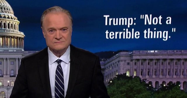 Lawrence: Trump uses his desk to hide his swollen ankles & his Atty. Gen. to hide the Epstein files
