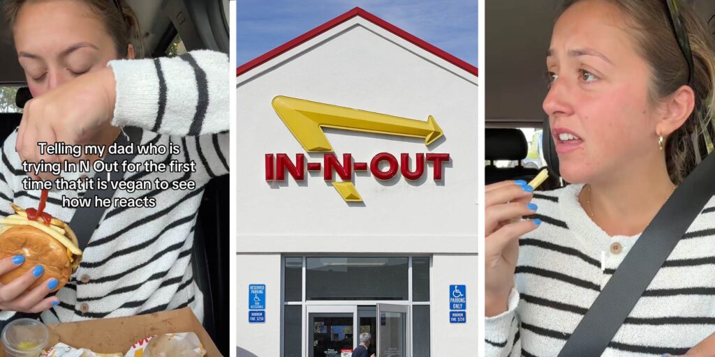 "Let's go to McDonald's": Dad throws tantrum after daughter tricks him into thinking In-N-Out burger is vegan