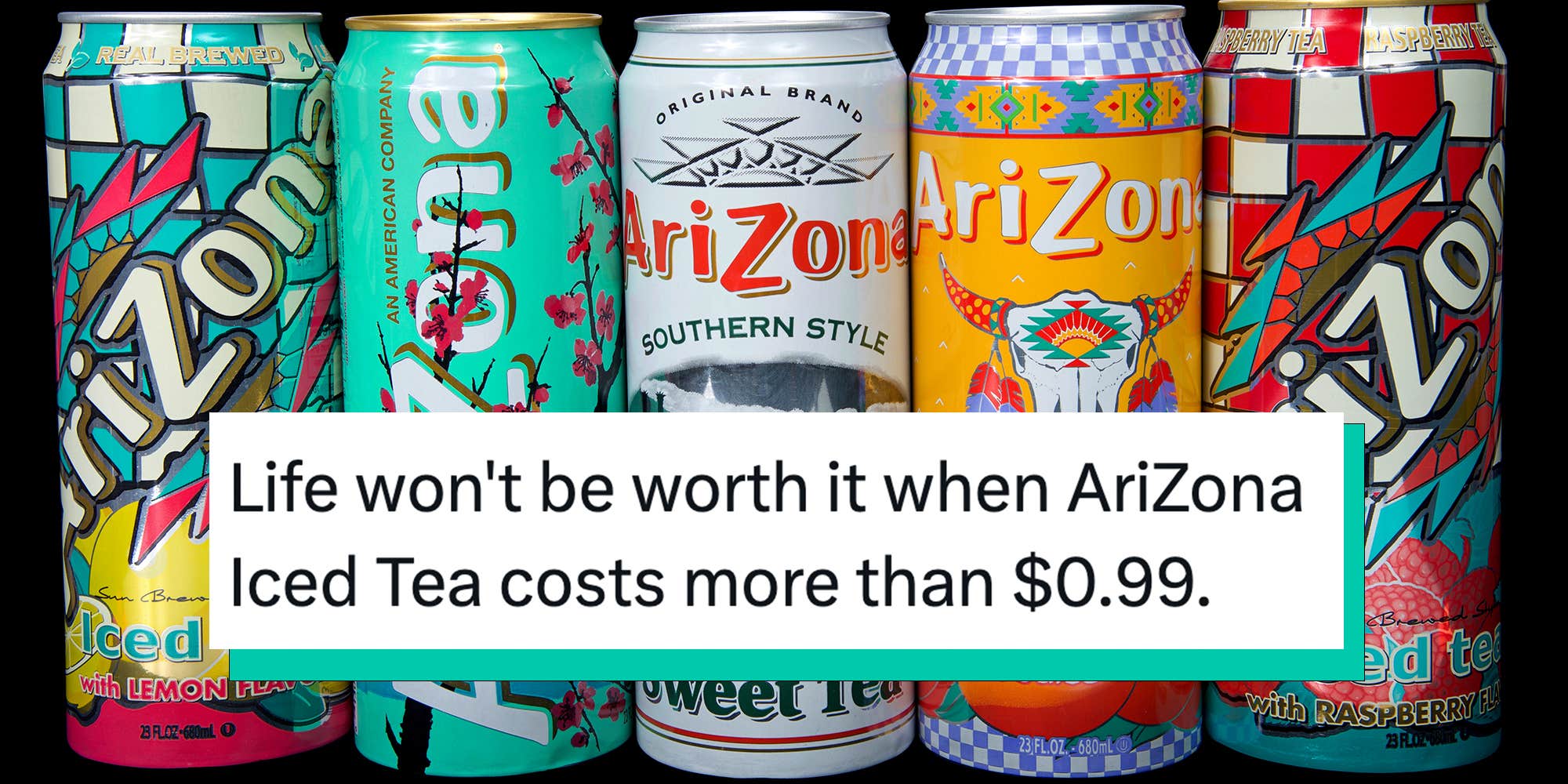"Like DEFCON 0": AriZona Iced Tea's iconic 99-cent cans may soon see a price hike thanks to Trump's tariffs, and people aren't happy