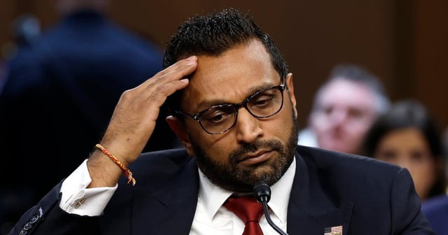MAGA Shill Patel Purged FBI Veteran Days After Wife’s Death