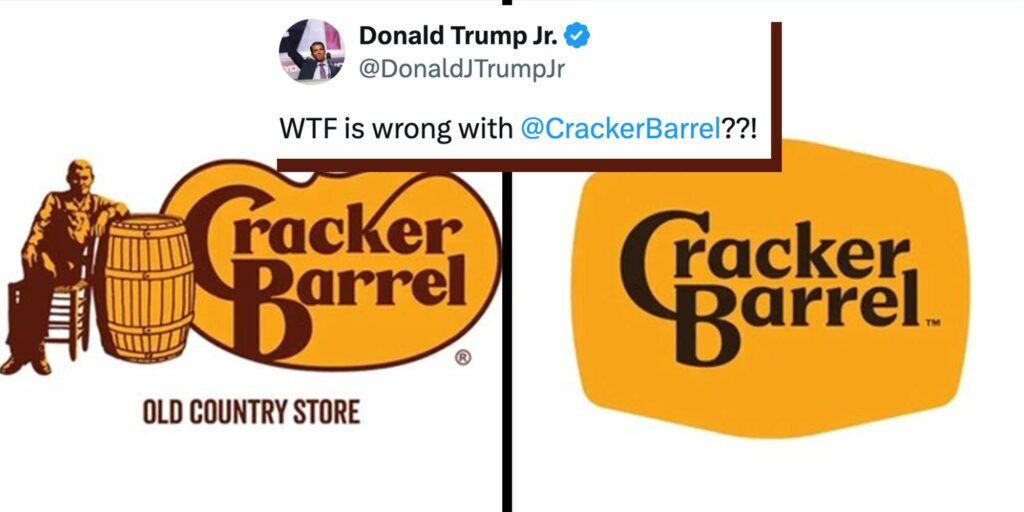 MAGA is crashing out over Cracker Barrel's "woke" rebrand