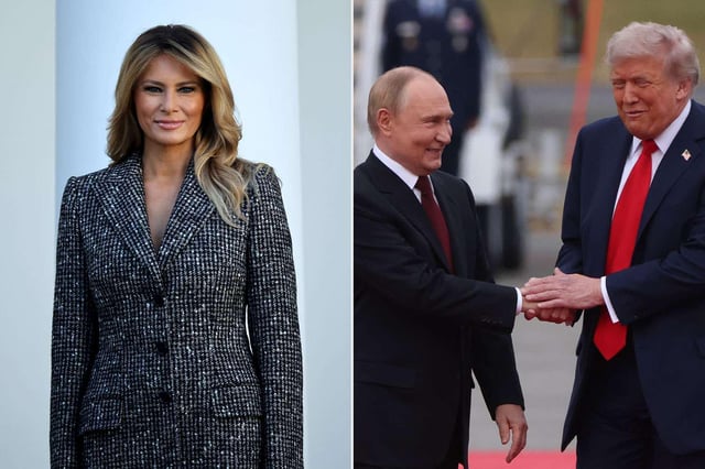 Melania Trump Wrote a Personal Letter to Vladimir Putin for Donald to Hand Over During Alaska Summit