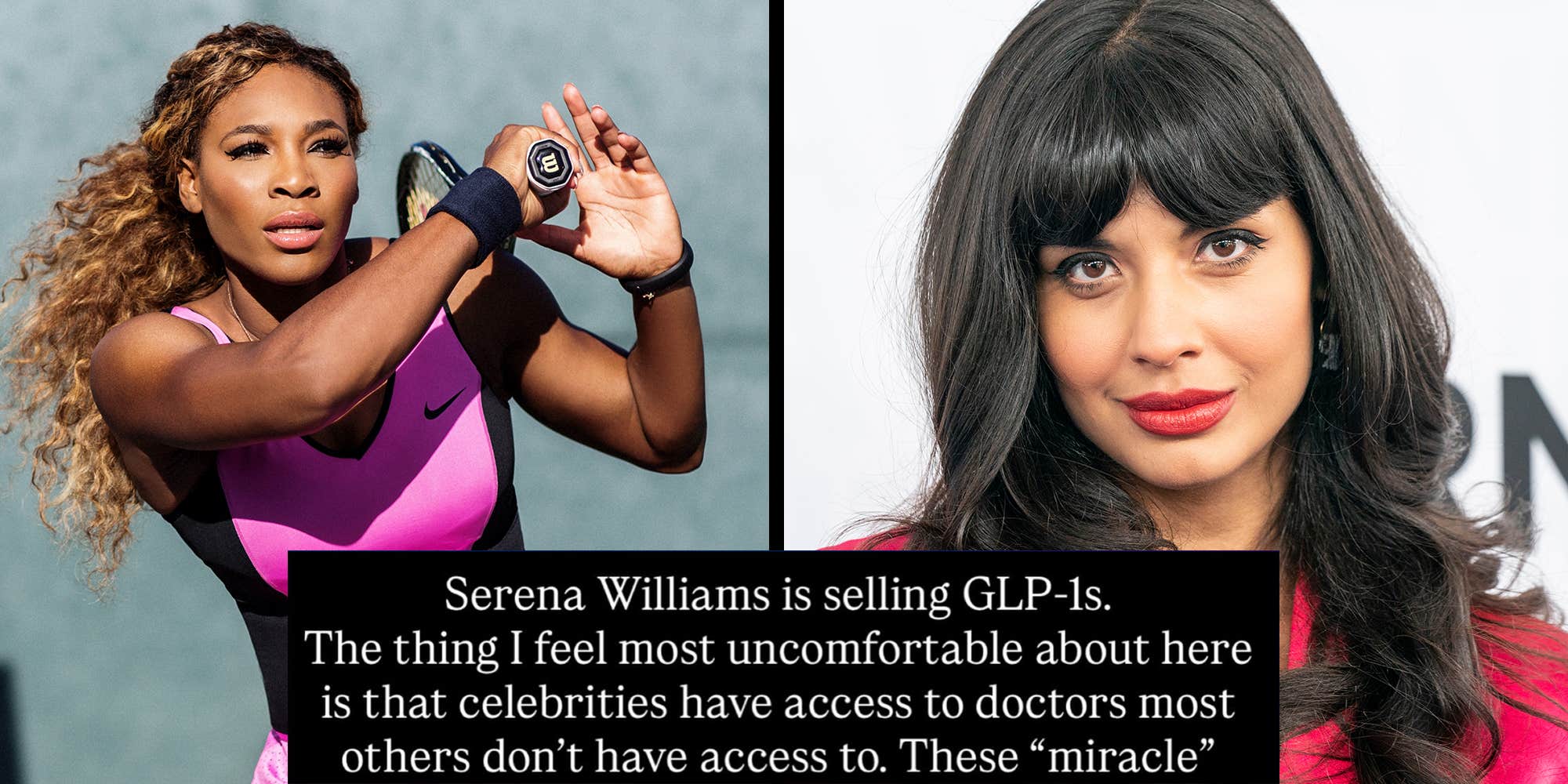 "Mind your business": Jameela Jamil calls out Serena Williams for promoting GLP-1 weight loss drug