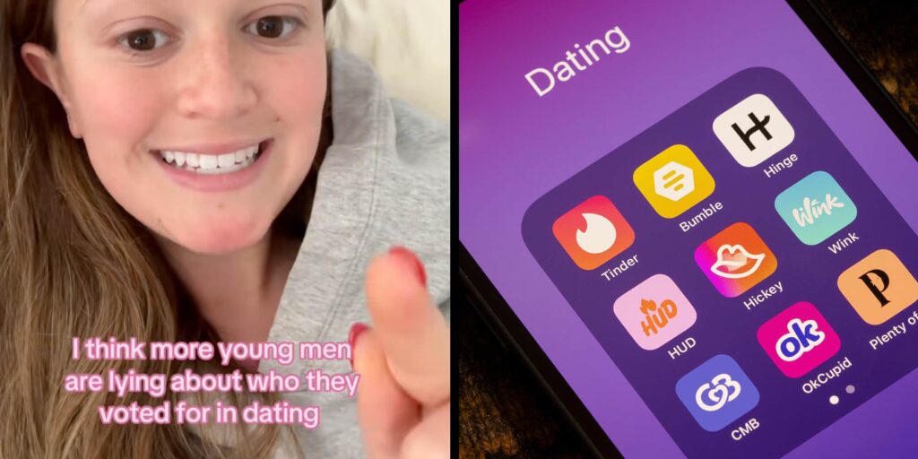 "Moderate is the new Republican": Woman warns men are lying about who they voted for on dating apps