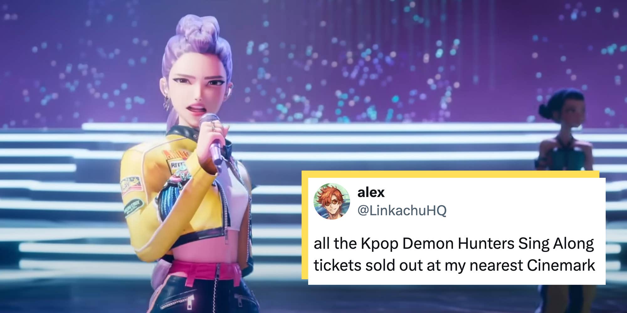 Netflix hit "KPop Demon Hunters" moves to theaters for a sing-along edition. Some showings immediately sell out