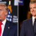 Newsom Trolls Trump Over Bruised Hands and Golfing Skills