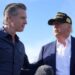 Newsom’s Trump act wins raves from Democrats