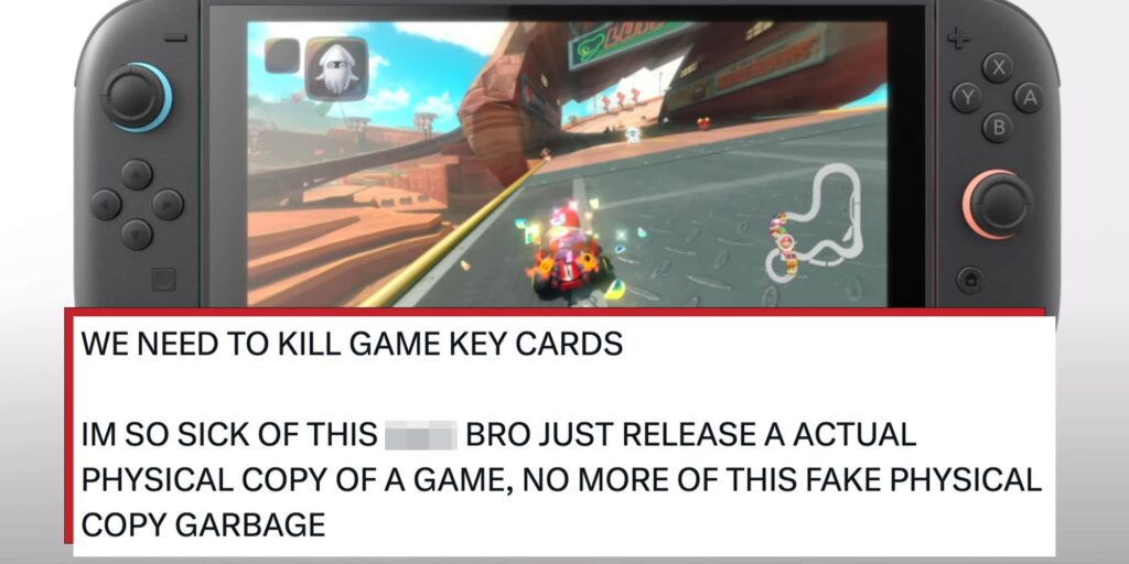 Nintendo Switch 2's "game key cards" leave fans furious over digital-only downloads