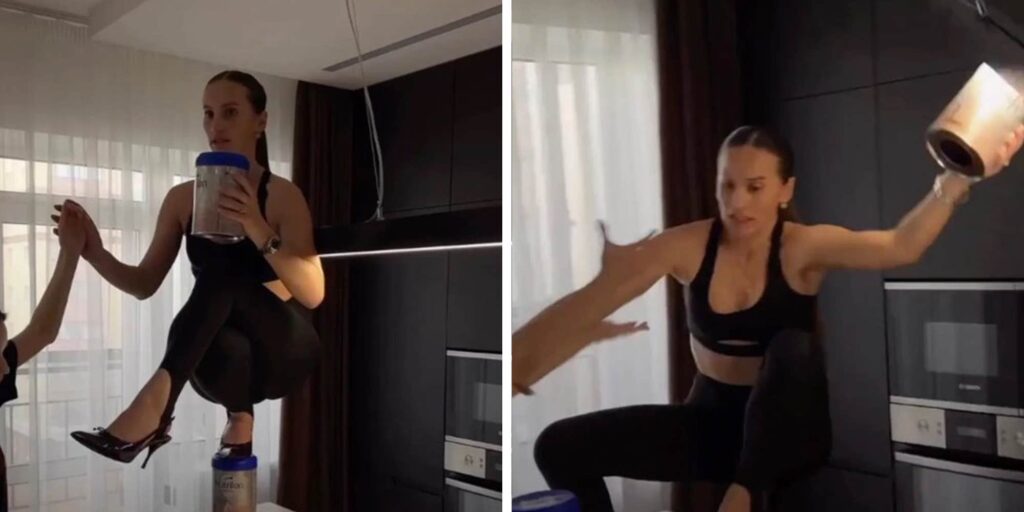 "No regrets": Influencer breaks her spine attempting viral Nicki Minaj pose on a kitchen counter