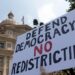 Over 300 protests held Saturday against Trump redistricting push