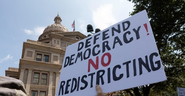 Over 300 protests held Saturday against Trump redistricting push