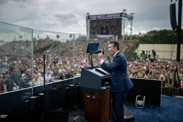 Pentagon chief endorses Christian nationalist push to give voting rights to households, not women