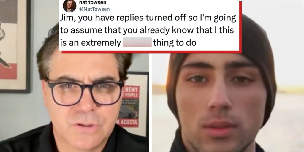 "Profoundly gross": Jim Acosta slammed over interview with deceased AI-generated school shooting victim