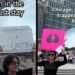 Protestors say there's a man trapped inside Chicago's The Bean sculpture. Why?