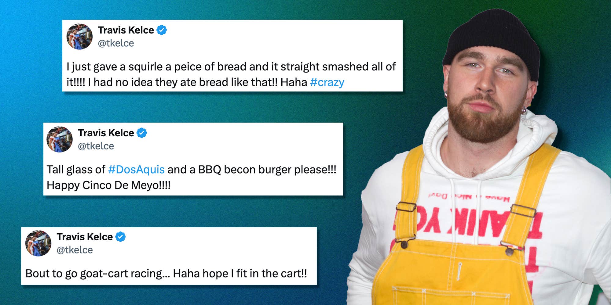Revisiting Travis Kelce's best tweets from 2010-2011 in honor of his engagement