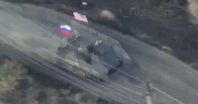 Russian Forces Thank Trump by Flying U.S. Flags in Ukraine