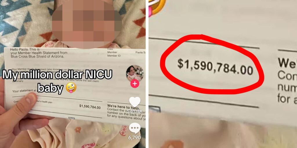 "Send it back!!!": mom stuns TikTok with photo of her $1.5M NICU baby bill