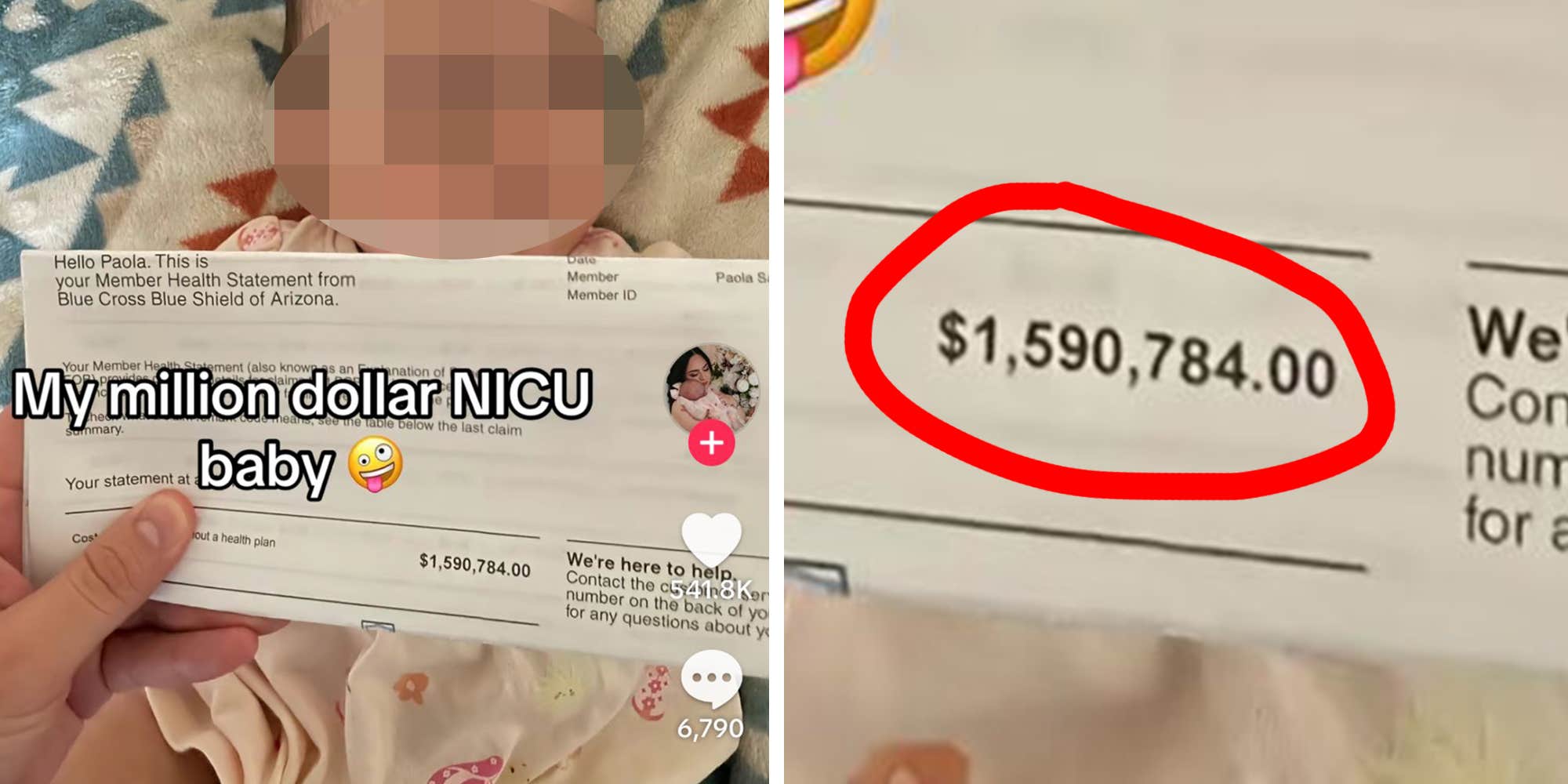 "Send it back!!!": mom stuns TikTok with photo of her $1.5M NICU baby bill