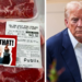 Shopper adds "I did that!" sticker with Trump's face to strip steak in Publix grocery store