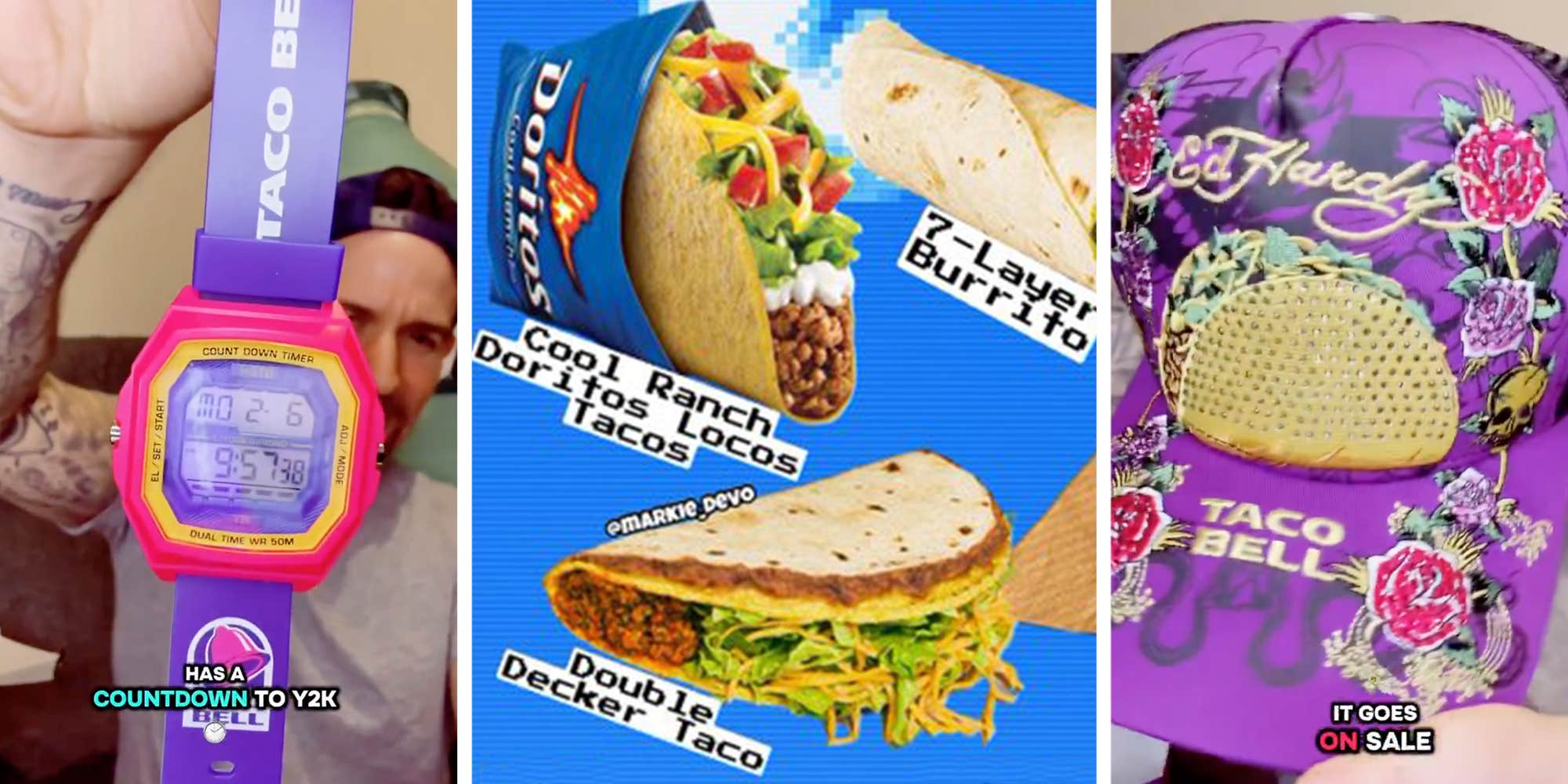 Taco Bell to launch a Y2K menu that brings back the 7-Layer Burrito and Cool Ranch Doritoes Locos Taco