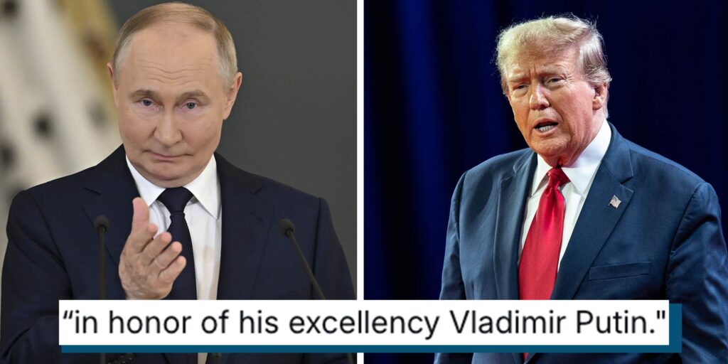"The incompetence is astounding": White House says Trump-Putin notes left in hotel printer were just a lunch menu—here's what was on it