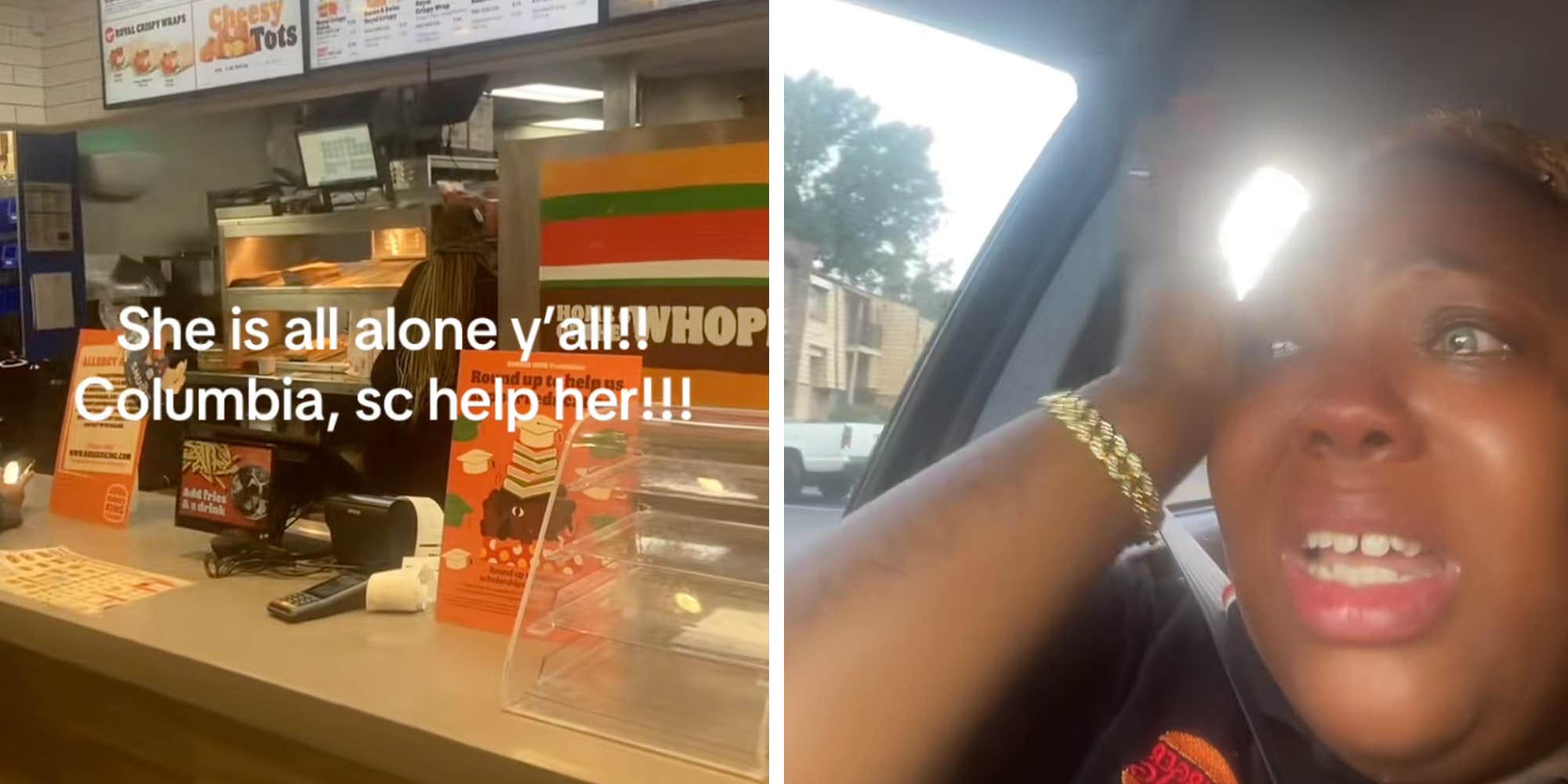 "This is how they reward hard work": "Burger King mom" praised for crushing 12-hour solo shift gets fired weeks later