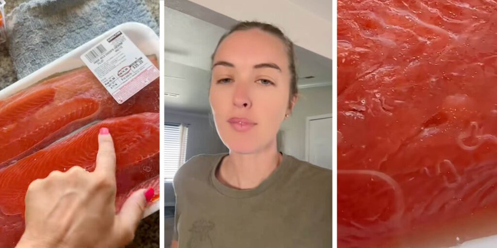 "This is why you need to freeze it first": Costco customer thought she bought fresh salmon. Then she noticed it moving