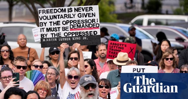 Thousands to join US ‘Fight the Trump Takeover’ protests against Republican redistricting plans