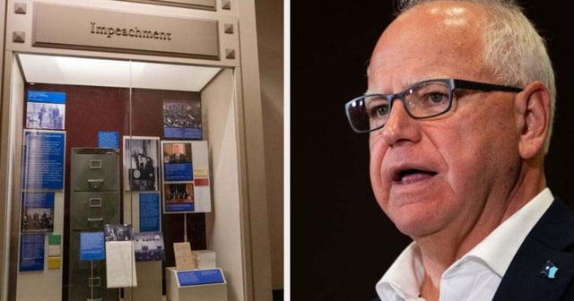 Tim Walz's Response To Trump's Depressing Smithsonian Audit Plans Is Going Viral - "He must have read 1984 and got inspired."
