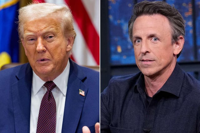 Trump Spirals Over 'Sick Rumor' That NBC Extended Seth Meyers' Late Night Contract. The Deal Was Announced More than a Year Ago