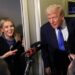 Trump gushes over Karoline Leavitt: ‘It’s that face, it’s that brain, it’s those lips, the way they move!’