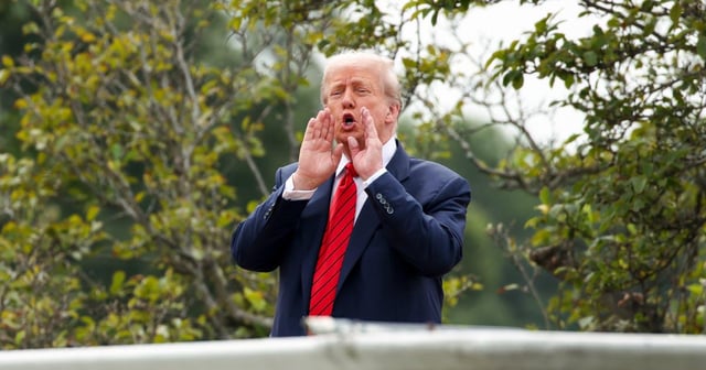 What the Hell Was Trump Doing on the White House Roof?
