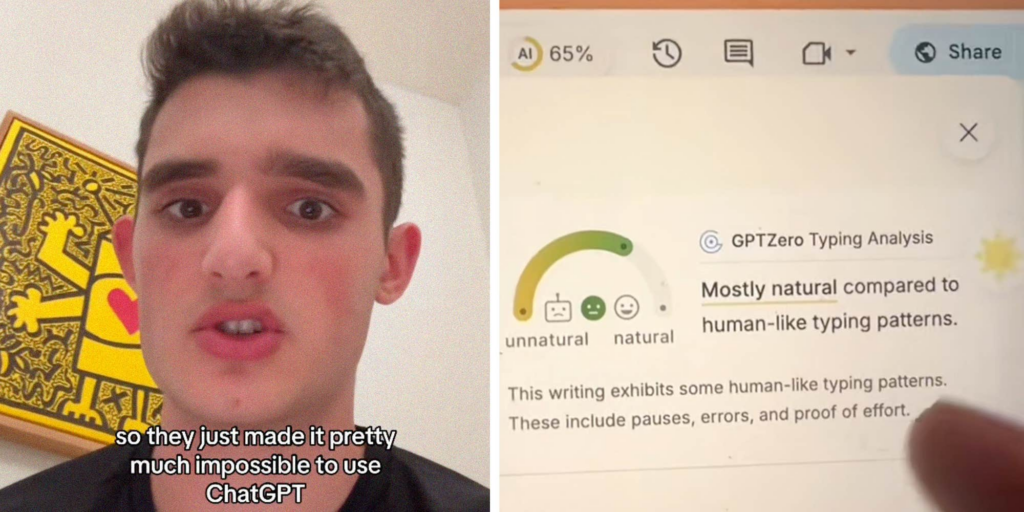"You can't even copy and paste anymore": New program allows teachers to access a "writing report" that records every word you type