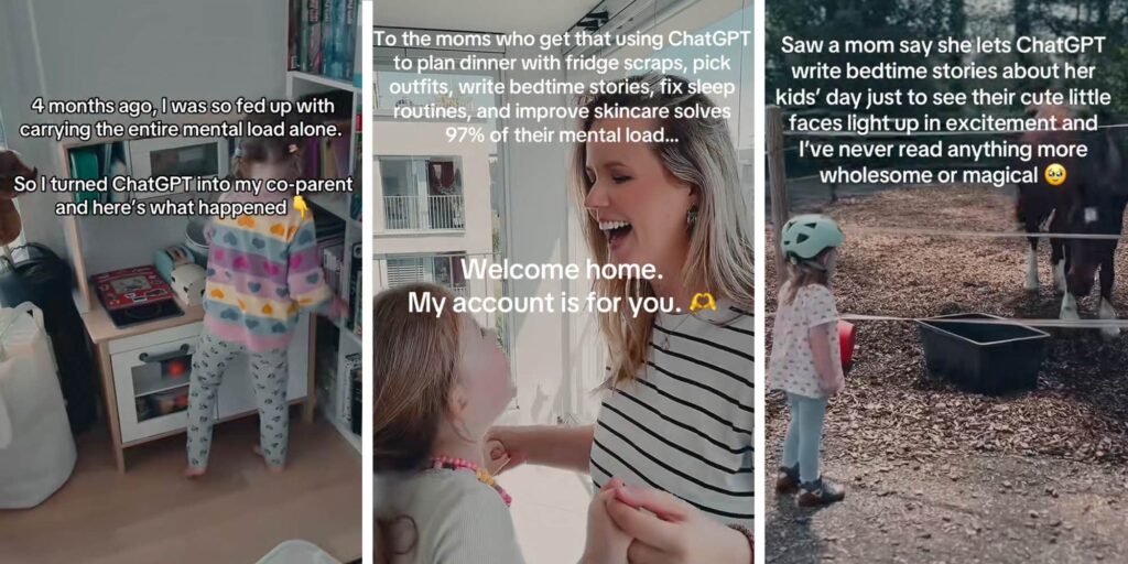 "You should be tarred and feathered": Mom says she uses ChatGPT to "co-parent" and plan meals, bedtime, and gifts. Now she's public enemy #1