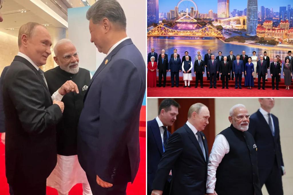 India’s leader Modi cozies up to Putin and Xi Jinping at Shanghai summit — after he was spurned by Trump