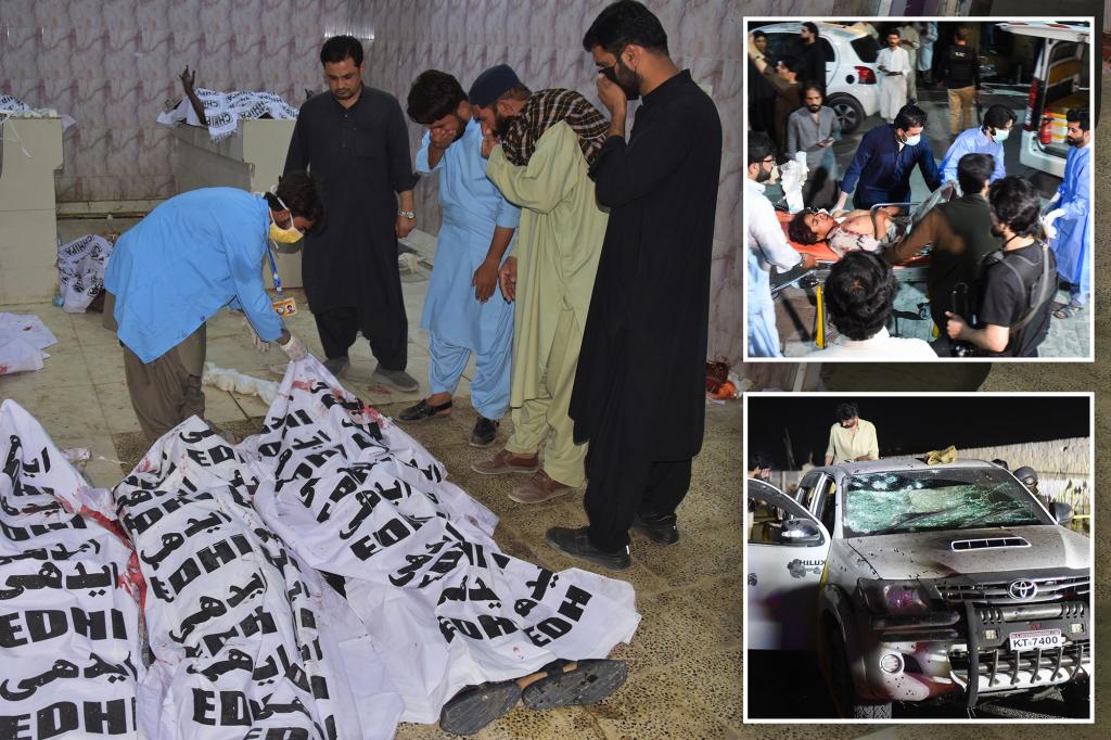 Suicide bombing near political rally in southwestern Pakistan kills 13 and wounds 30