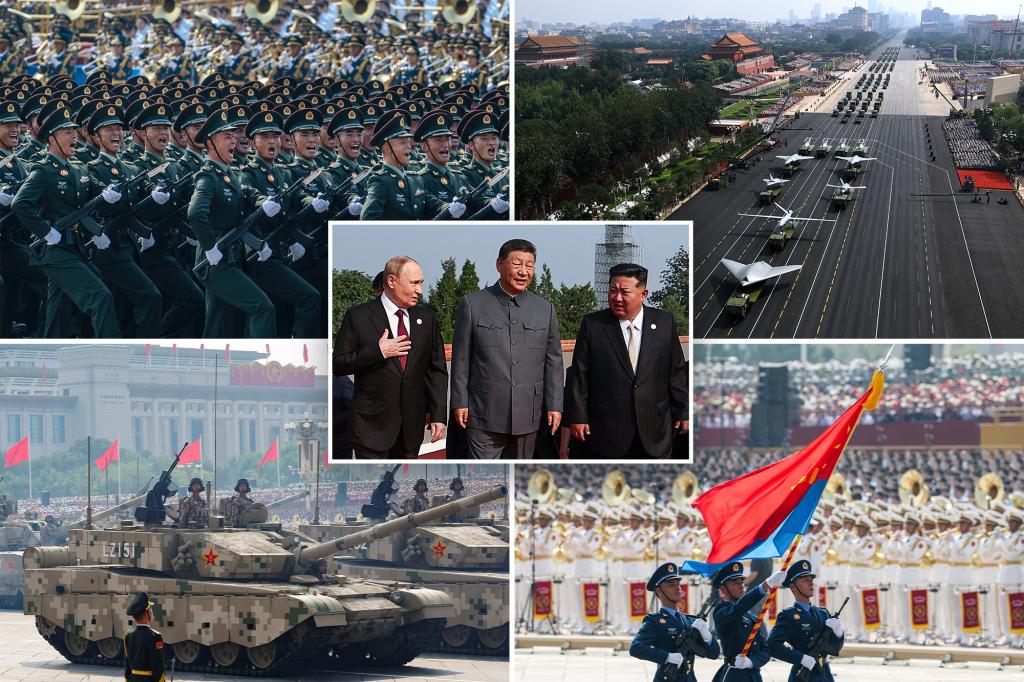 China’s Xi hosts largest-ever military parade alongside Vladimir Putin and Kim Jong Un