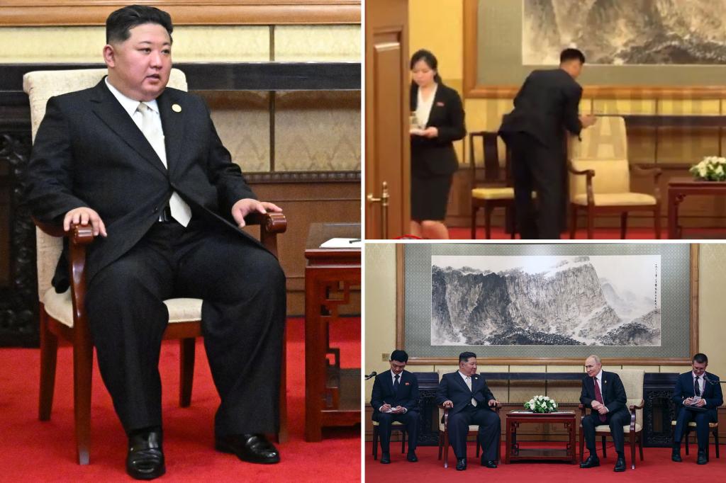 Kim Jong Un traveled to China with private toilet to protect his DNA — as staff seen carefully cleaning after Putin sitdown