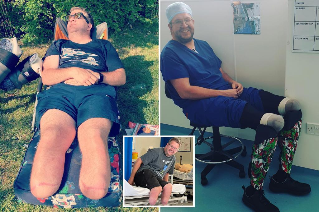 Surgeon named Dr. Hopper with ‘sexual obsession’ for amputation porn had his own legs cut off for $600k insurance payday: prosecutor