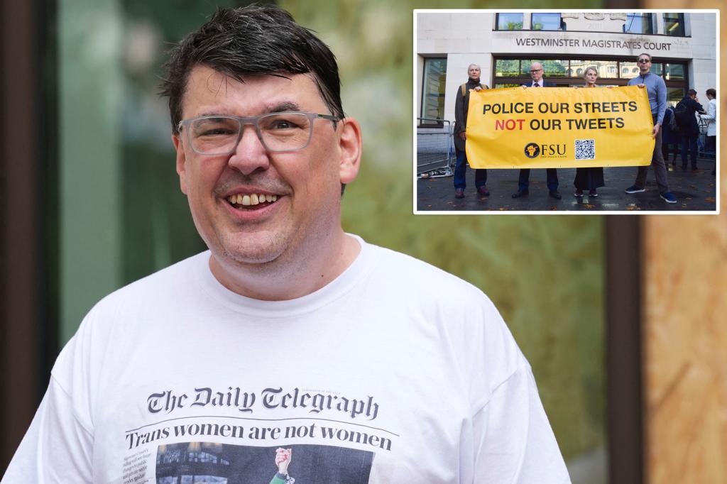 ‘Father Ted’ creator Graham Linehan shares audio from arrest over anti-trans posts: ‘I’m a f–king comedian’