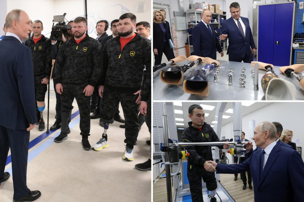 Russia brags about prosthetic limb manufacturing — as record number of soldiers return from Ukraine as amputees