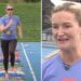 Mom goes viral for earning world record running across a track of LEGOs barefoot