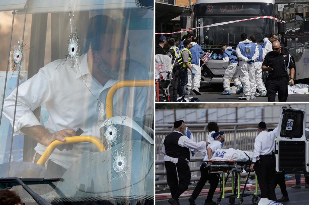 Four killed in Jerusalem shooting, Israeli ambulance service says