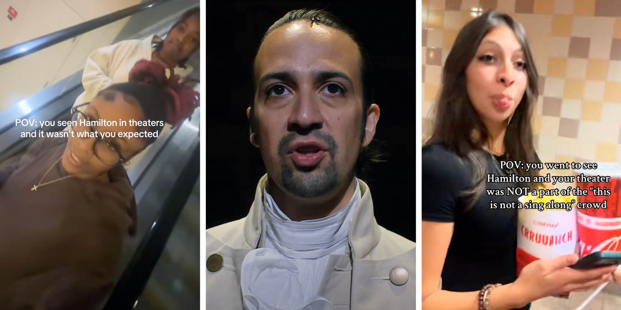 "The most insane display of poor theater etiquette": Hamilton's run in movie theaters is causing a war between those who want to sing along and others who want silence
